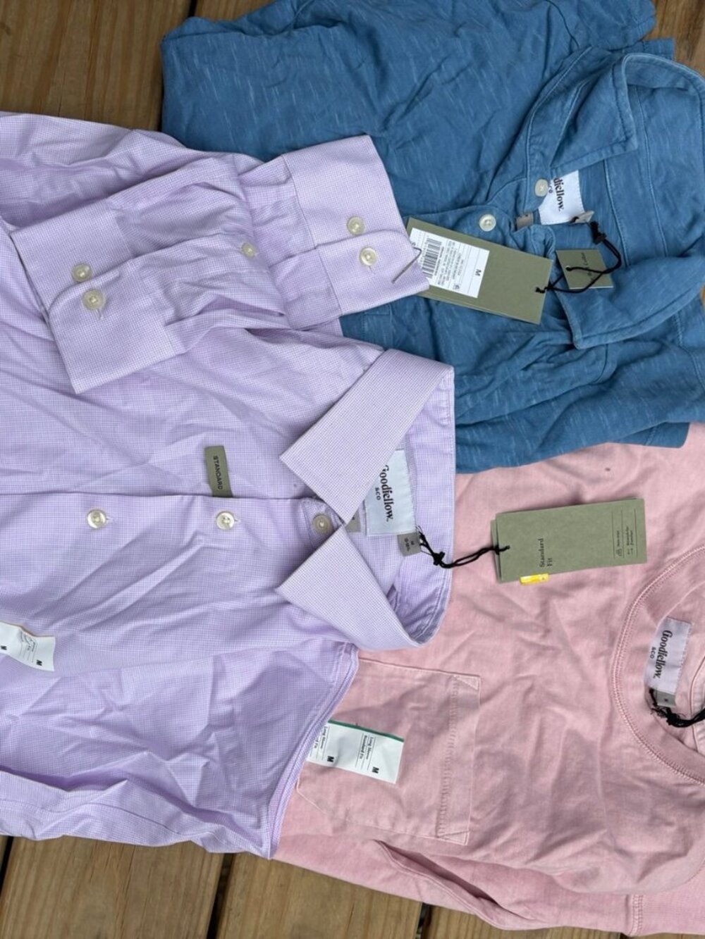 Goodfellow Men's Button-Front Shirt & T-Shirts Bundle